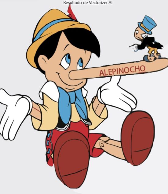 UNA VEZ MÁS ALEPINOCHO MIENTE