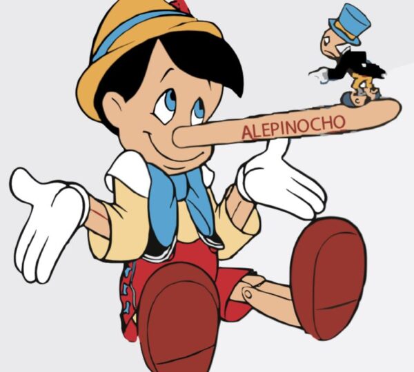 UNA VEZ MÁS ALEPINOCHO MIENTE