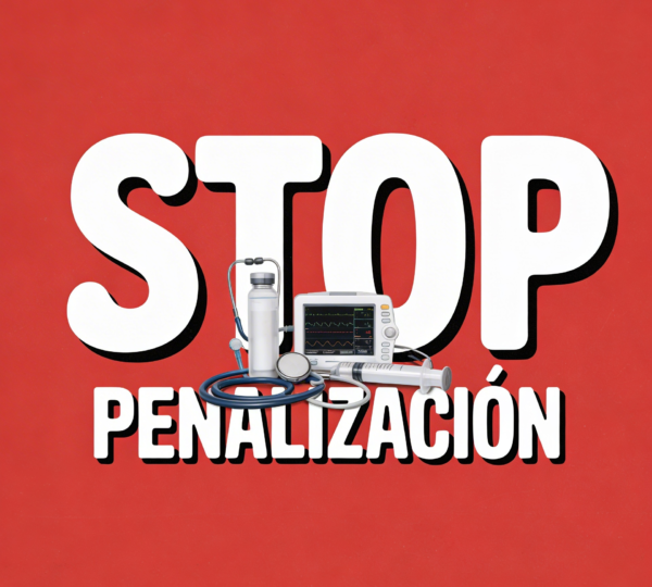NO A LA PENALIZACIÓN